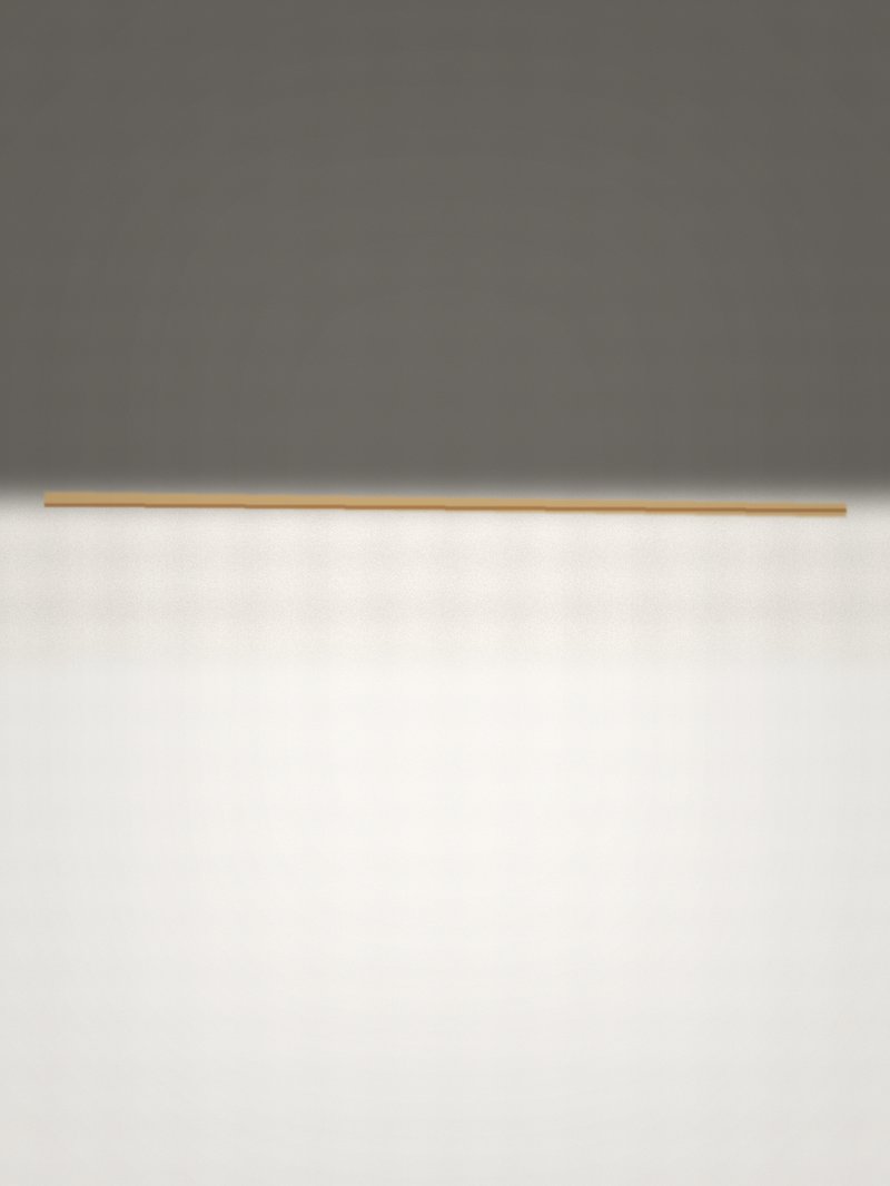Light, Excavated — abstract oil with gold ridge along the horizon