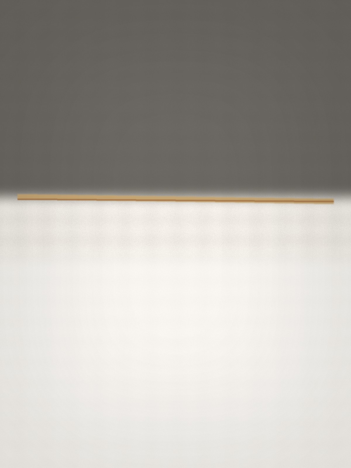 Light, Excavated — abstract oil with gold ridge along the horizon, charcoal and bone-cream fields