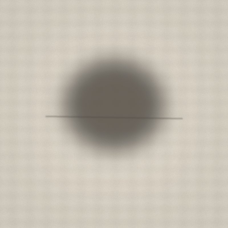 Held — square monochrome warm grey with charcoal ridge