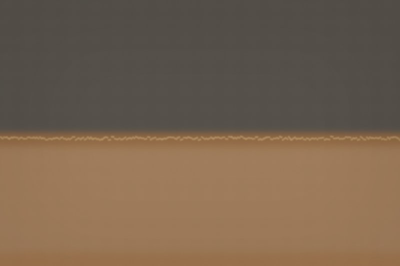 Field, Late Light — charcoal and amber horizontal