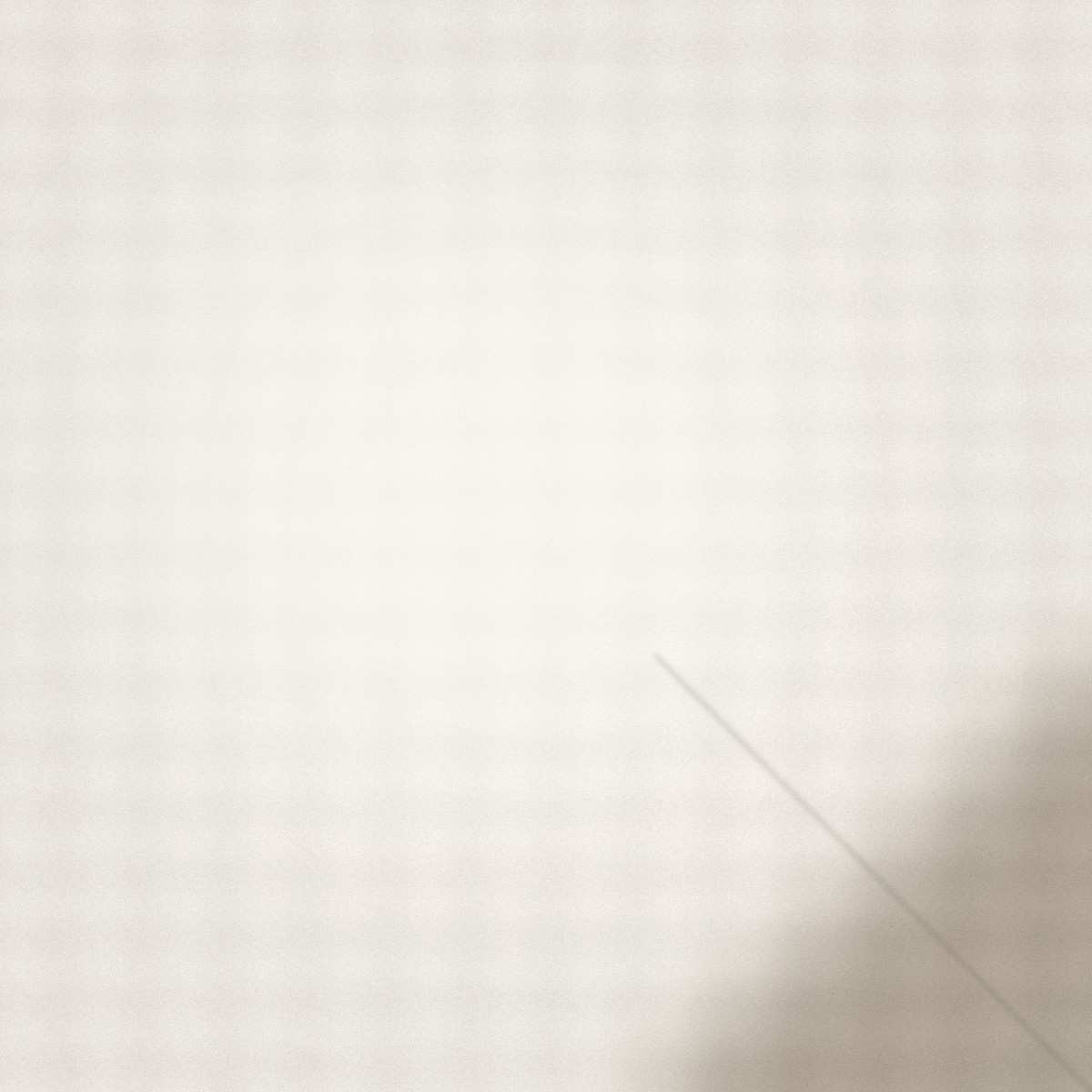 Closer — small square painting on linen in intimate cream and linen tones